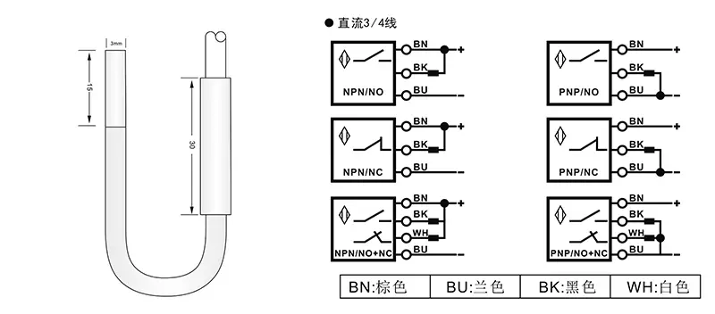 D3分离式超小型电感式接近开关